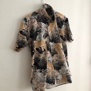 Gitman Bros Tiger Button Down